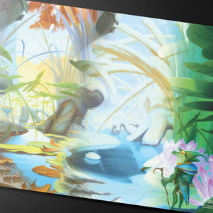 Magic the Gathering: Bloomburrow Playmat - Season Lands: Island (Four Seasons)