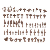 AK Interactive Basing Bits: Forest Mushrooms (63 Pieces)