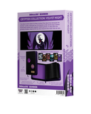 Purple binder packaging for 'Cryptids Collection: Velvet Night' by Domaru Binder on a white background