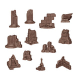 AK Interactive Basing Bits: Village Ruins (12 Pieces)