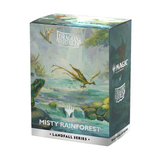 Dragon Shield Misty Rainforest packaging with dragons and nature elements on a white background