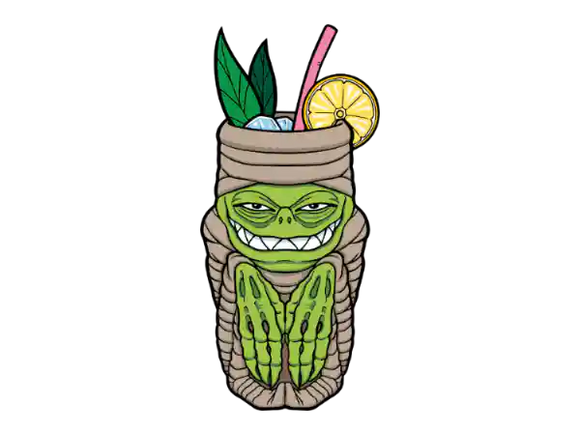 Biggs Tiki: Rummy Mummy Vinyl Sticker