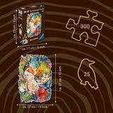 Ravensburger: Puzzle - Wooden - Beautiful Birds (300 piece)