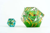 Metallic Dice Games: Pathfinder Goblin Mammoth D20