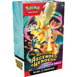 Pokémon Trading Card Game Mega Evolution Ascended Heroes booster bundle packaging.
