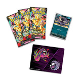 Pokémon trading cards including a pack and a single card on a white background