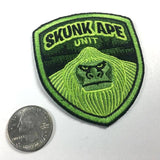 Skunk Ape Unit Embroidered Patch: Iron-on