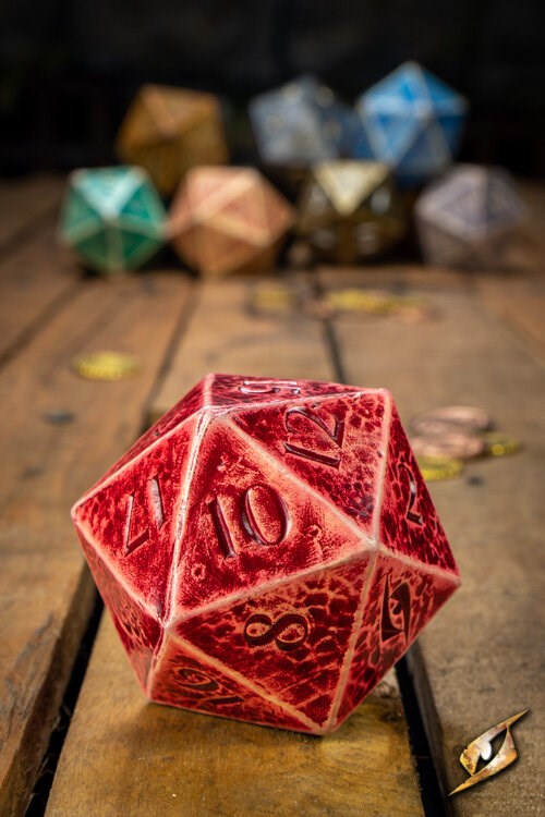 Epic Armoury: Dice D20 - Red Gore
