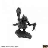 Reaper Bones Black: K'merklak Troglodyte Chief