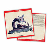 Dungeons & Dragons card featuring a creature illustration and text on a white background