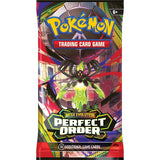 Pokémon Trading Card Game Mega Evolution Perfect Order pack on a white background