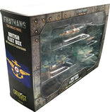 Leviathan model kit packaging with clear front panel showing model inside, on a white background.