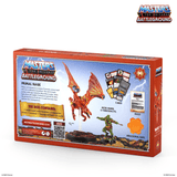 Masters of the Universe Battleground game box with toy figures and game components.