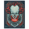 Board game cover with a stylized illustration of a clown and text 'Betrayal' on a dark background