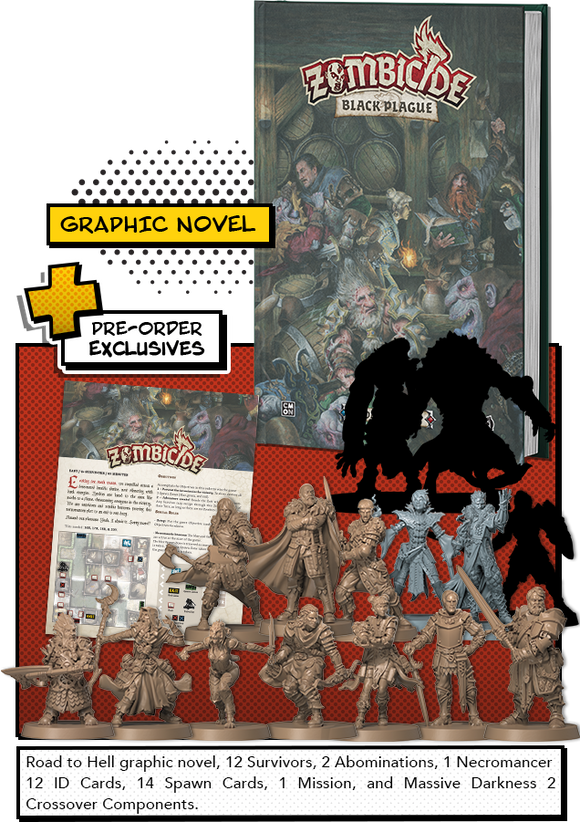 Zombicide: Black Plague - Road to Hell with Pre-order Exclusives