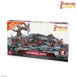 Box of Dungeons & Dragons Infernal Imps miniatures on a white background