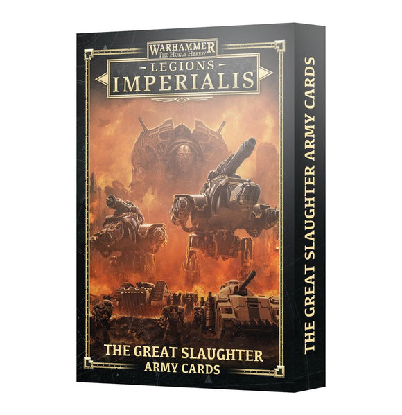 Warhammer Legions Imperialis: The Great Slaughter Army Cards