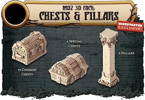 Massive Darkness 2: 3D Pack - Chests & Pillars