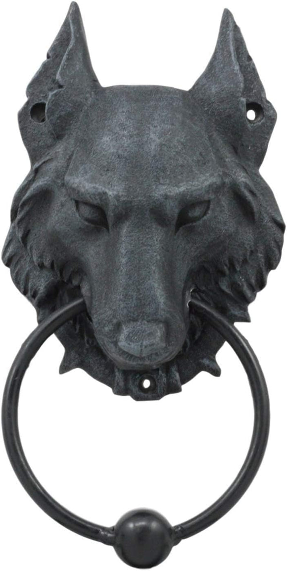 Wolf Gargoyle Door Knocker