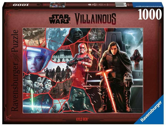 Star Wars Villainous puzzle box with characters and Ravensburger branding