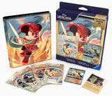 Disney Lorcana trading card game collection starter set with cards and binder.