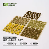 Gamers Grass Tufts: Highland Tuft Set- Wild