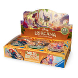Box of Disney Lorcana trading card game with characters and branding on a white background
