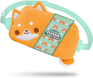 TeeTurtle Plushie Fanny Pack: Super Shiba