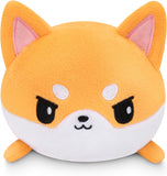 TeeTurtle Plushie Tote Bag: Orange Ramen Shiba Inu