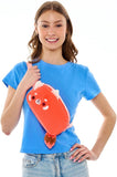 TeeTurtle Plushie Fanny Pack: Cheery Red Panda