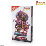 Product packaging for 'Ancient Brain' from Dungeons & Dragons with a brain-like figure on a white background.