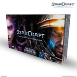 StarCraft tabletop miniatures game starter set packaging on a white background