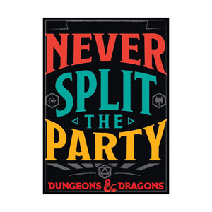 Dungeons & Dragons: Never Split the Party Magnet
