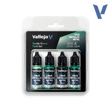 Vallejo True Metallic Metal: Paint Set - Beetle Green (4)