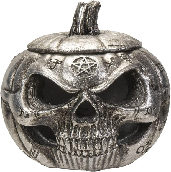 Skull Face Pumpkin Pot