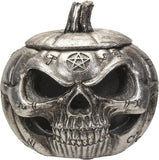 Skull Face Pumpkin Pot