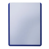 Rectangular blue frame on a white background