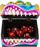 Fantasy Gifts: Mimic Box with Pearl Red Gaming Dice (7)