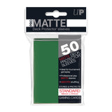 PRO-Matte Standard Deck Protector Sleeves - Green (50)