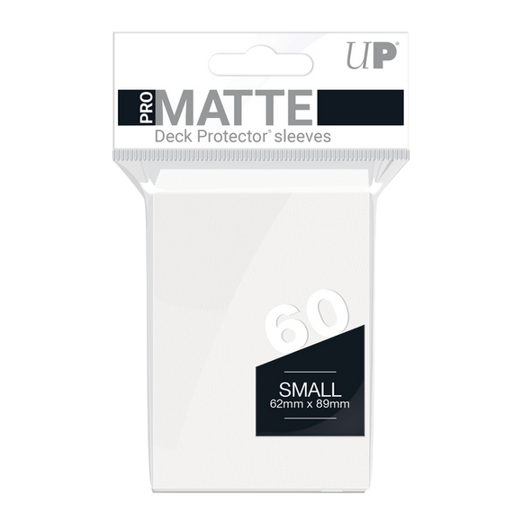 PRO-Matte Small Deck Protector Sleeves - White (60)