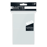 Pack of Pro Matte deck protector sleeves with clear packaging on a white background