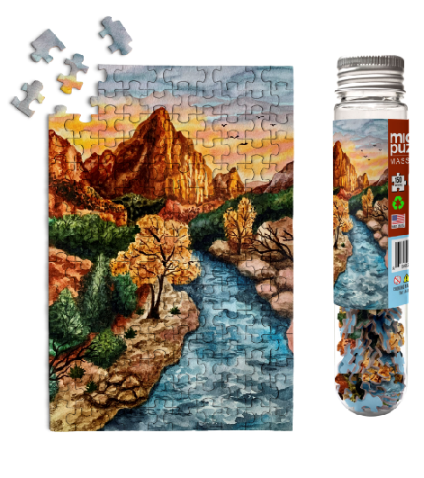 Artists - Kendra VanDruff Zion National Park Utah Micro Puzzle