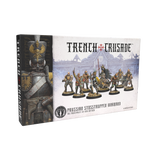 Box for 'Trench Crusade' with figurines on a white background