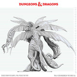 Gray dragon model with 'Dungeons & Dragons' logo on a white background