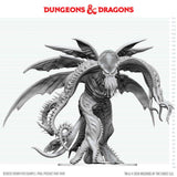Gray fantasy creature model with 'Dungeons & Dragons' logo above on a white background