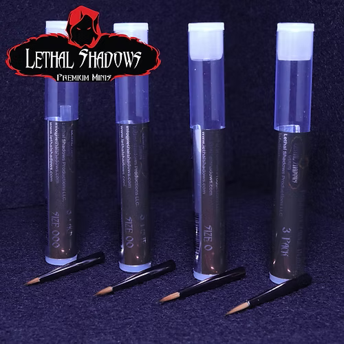 Lethal Shadows: Kolinsky Sable Scythe Blades - Size 1