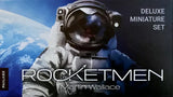 A person in an astronaut suit with a space-themed background and text about 'Rocketmen' and 'Phalanx'.