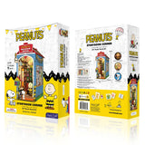 Peanuts Storybook Corner DIY Book Nook Kit packaging on a white background
