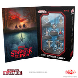Stranger Things action figure set packaging with 'The Upside Down' theme