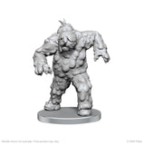 Unpainted fantasy creature figurine on a white background
